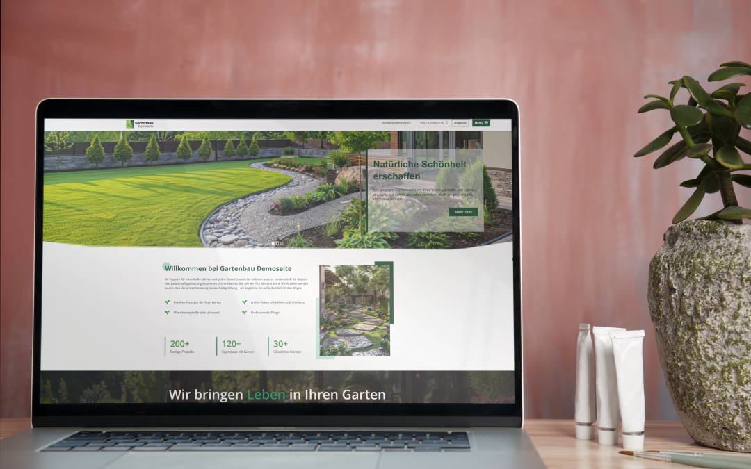 Projekt: Gartenbau-Website